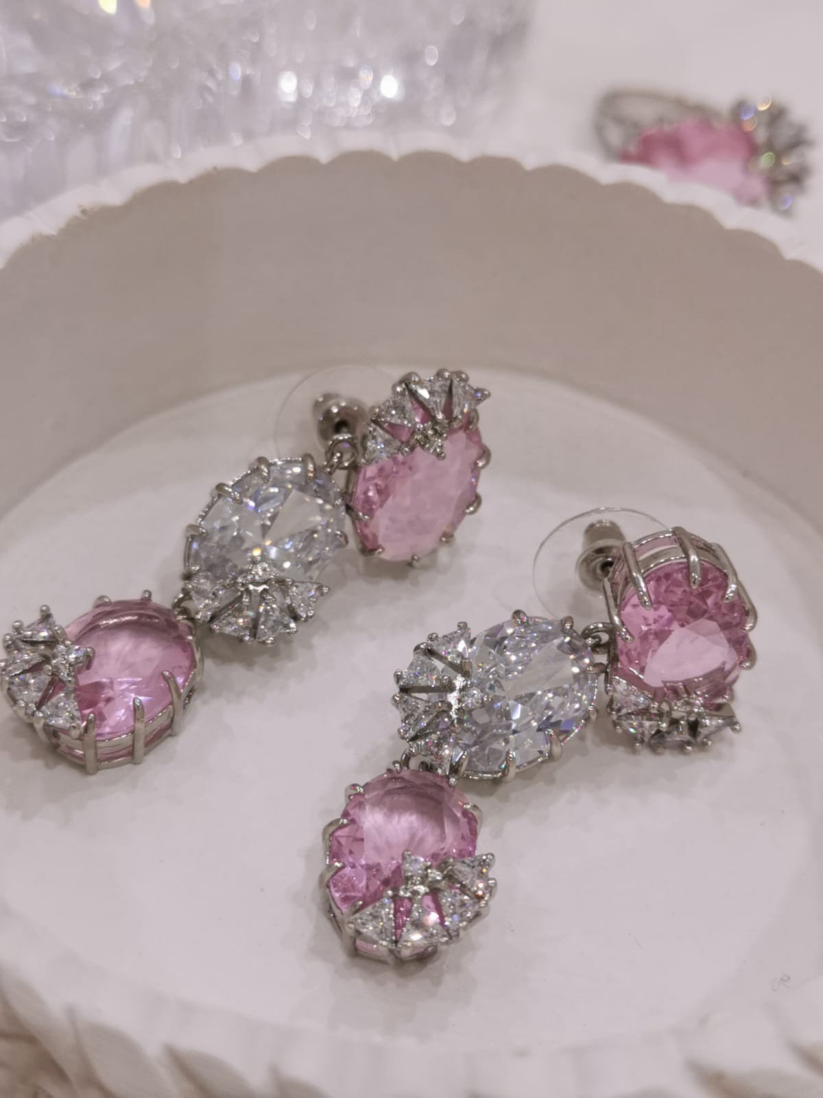 Divine Pink Earrings