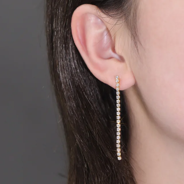 Tennis Chain Earrings