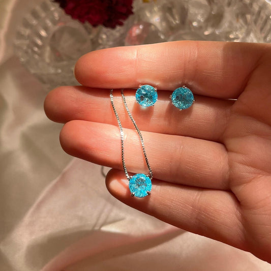 Ocean Set Necklace & Earrings