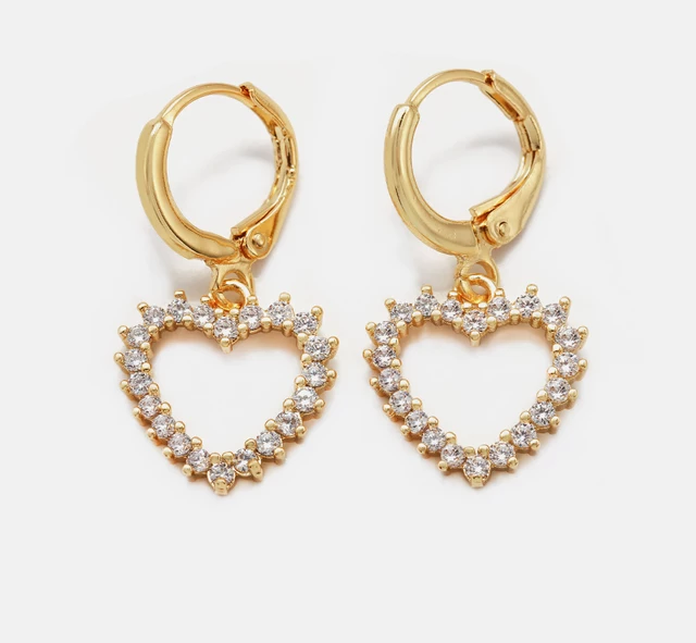 Classy Heart Earrings