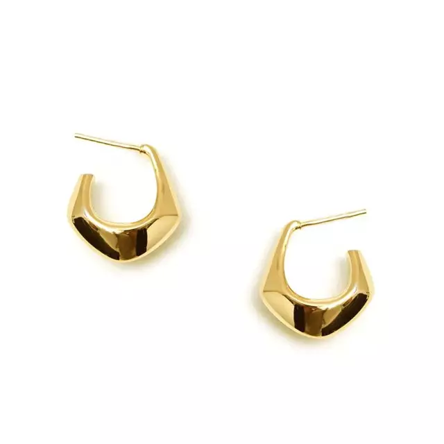 Arch Gold Earrings