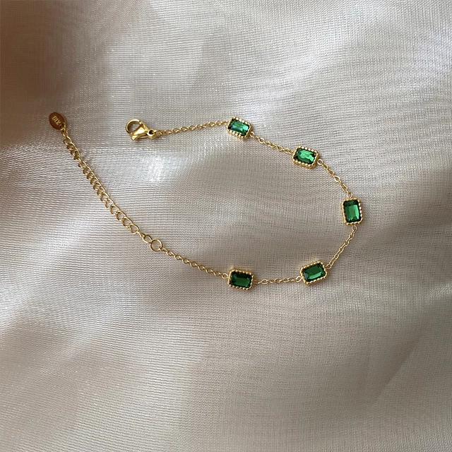 Emeralds & Hope Bracelet