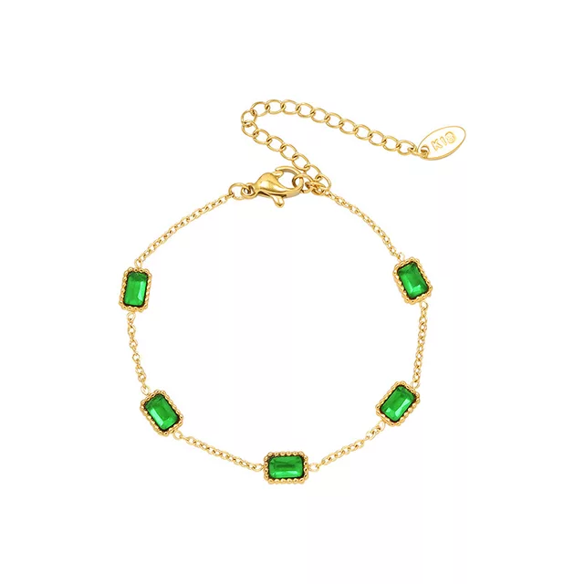 Emeralds & Hope Bracelet