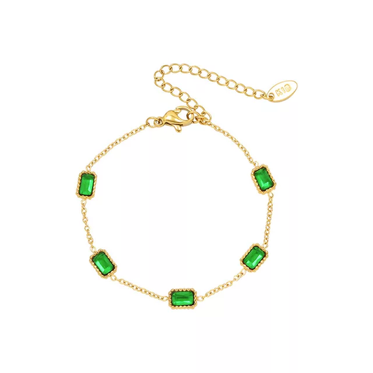 "Emeralds & Hope" Bracelet