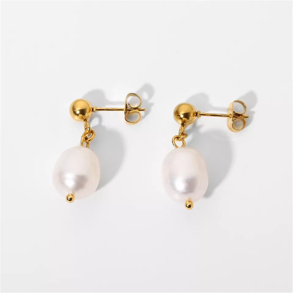 Natural Pearl Earrings