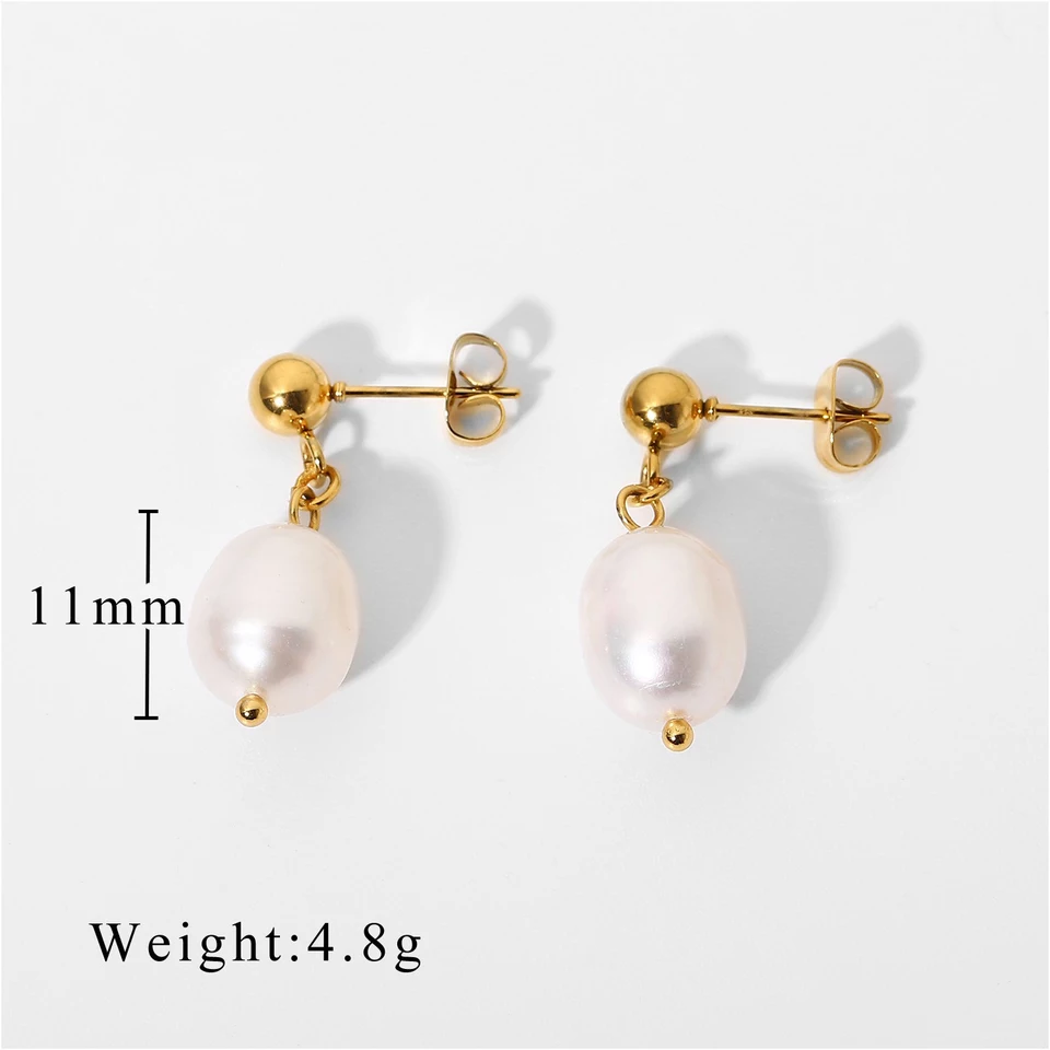 Natural Pearl Earrings