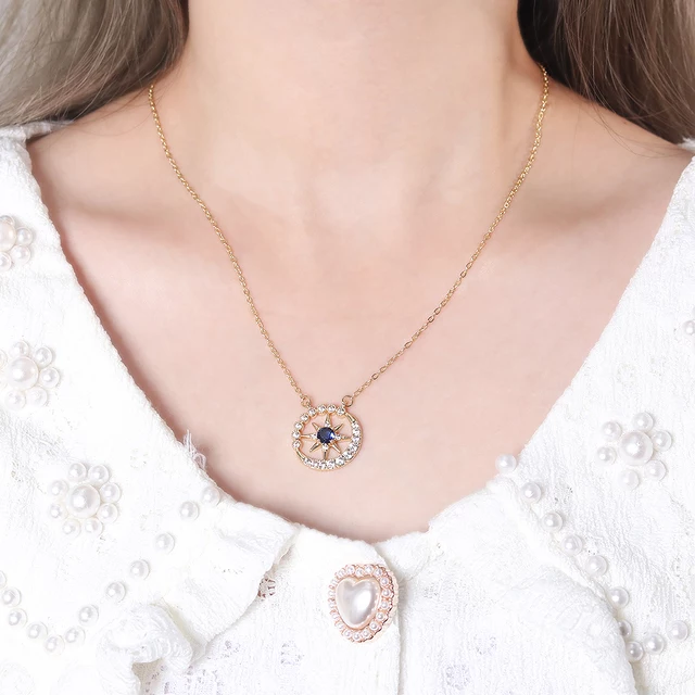 "Brightest Star near the Moon" Necklace