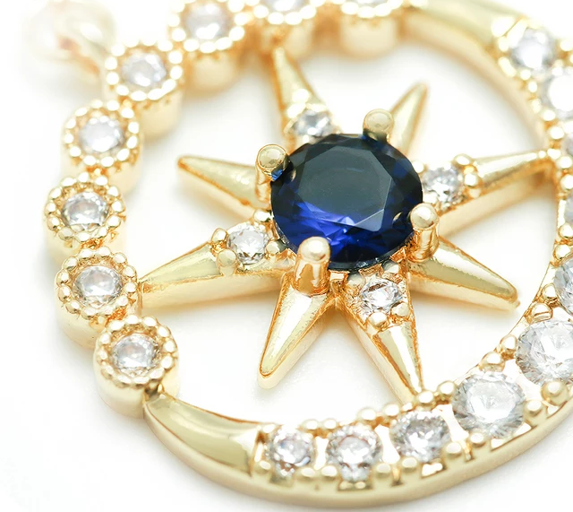 "Brightest Star near the Moon" Necklace