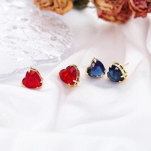 Heartbeat Stud Earrings