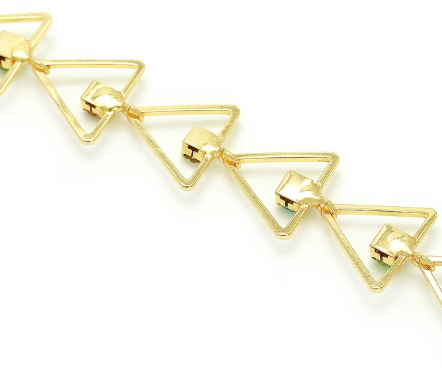 Triangle Multicolor Chocker Necklace