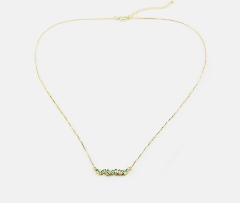 Green CZ Necklace