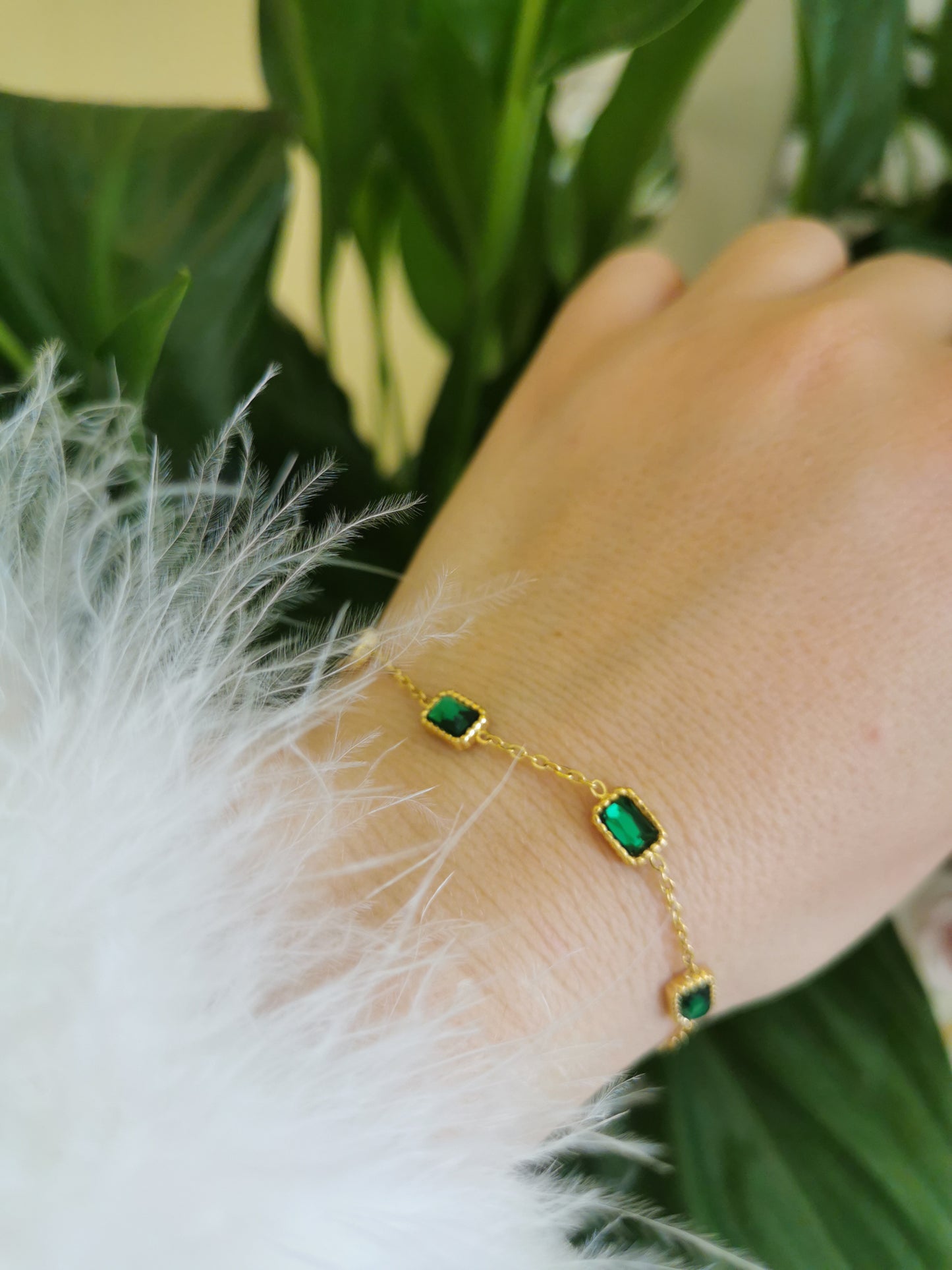 Emeralds & Hope Bracelet