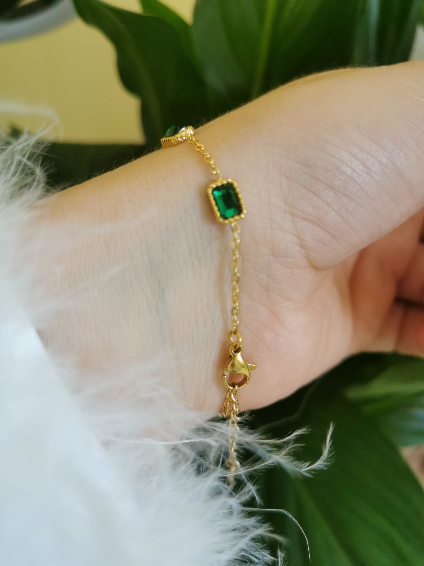 Emeralds & Hope Bracelet