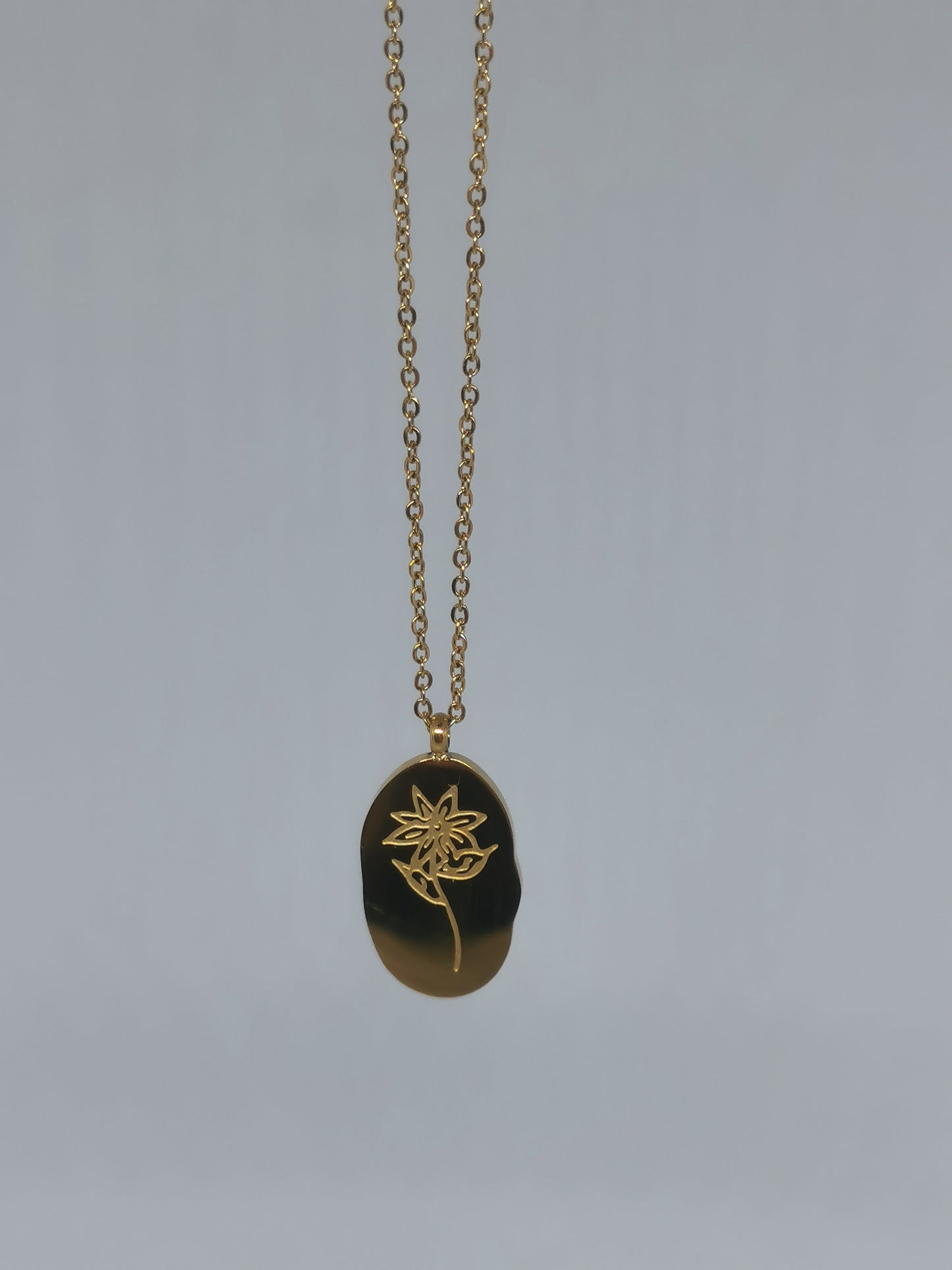 Birth Flower May (Lily) Necklace