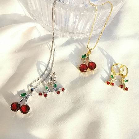 Mon Cherry Earrings